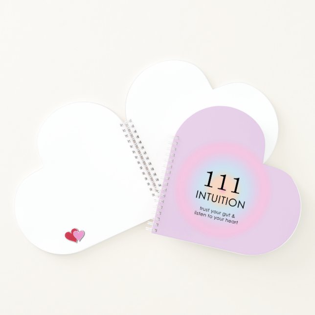 Cuaderno Números ángeles modernos Numerología 111 Intuición (Interior)