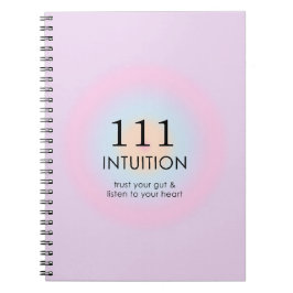 Cuaderno Números ángeles modernos Numerología 111 Intuición