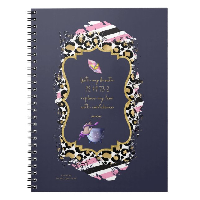 Cuaderno Números de Grabovoi para liberarse del miedo (Frente)