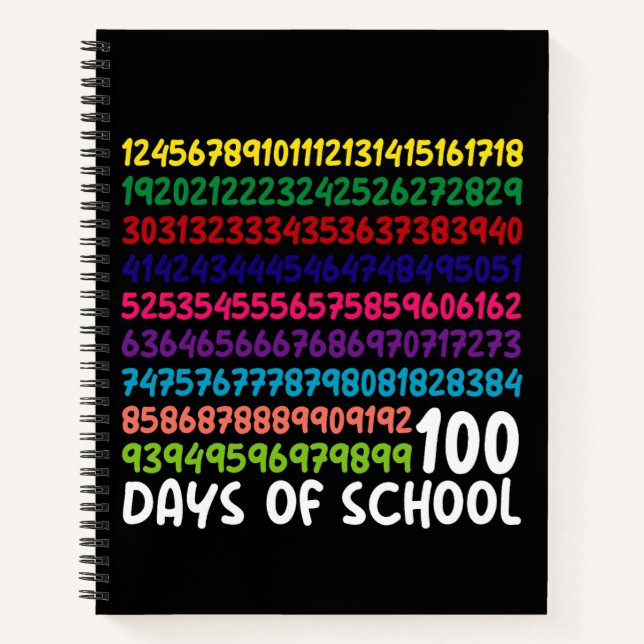 Cuaderno Números de Matemáticas 100º Día del Maestro de la  (Anverso)