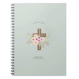 Cuaderno NUN - Ordenación o Aniversario - Cruz Floral