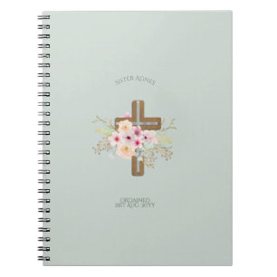 Cuaderno NUN - Ordenación o Aniversario - Cruz Floral