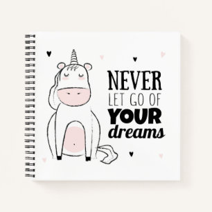 Cuaderno Nunca Dejes Ir Tus Sueños