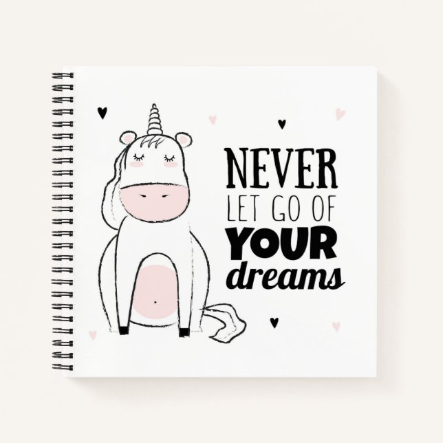 Cuaderno Nunca Dejes Ir Tus Sueños (Anverso)
