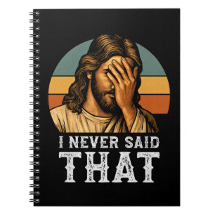 Cuaderno Nunca Dije Que Jesús Meme Gracioso Cristiano