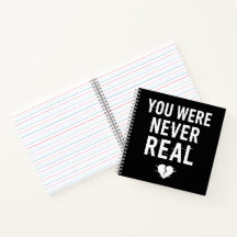 Nunca Fuiste Real - Diseño De Corazón Roto Glitche