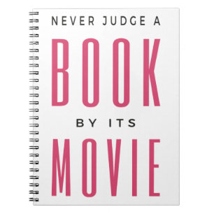 Cuaderno Nunca juzgues un libro por su película