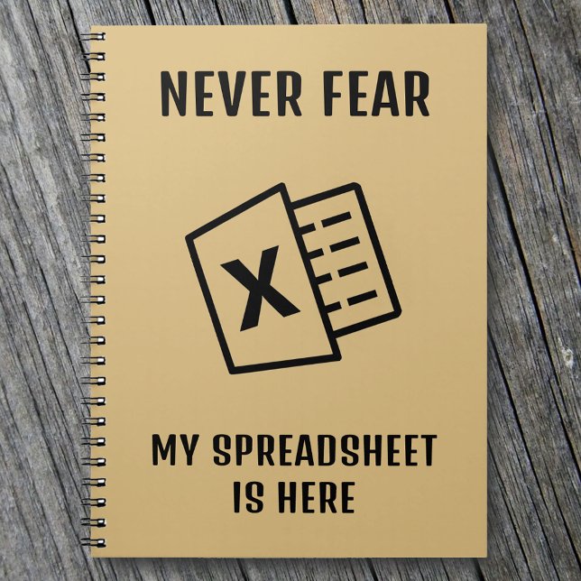 Cuaderno Nunca Mientas Que Mi Hoja De Cálculo Esté Aquí Fun (Subido por el creador)