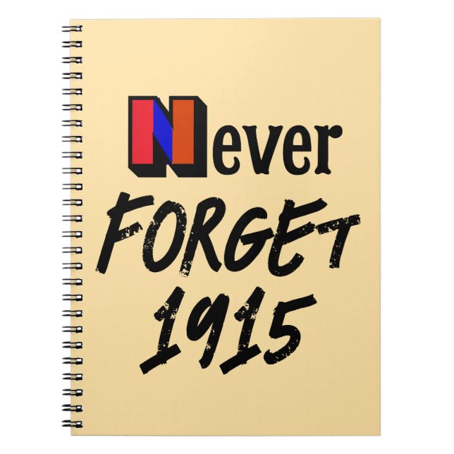 Cuaderno Nunca Olvidar 1915 (Frente)