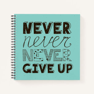 Cuaderno Nunca rendirse