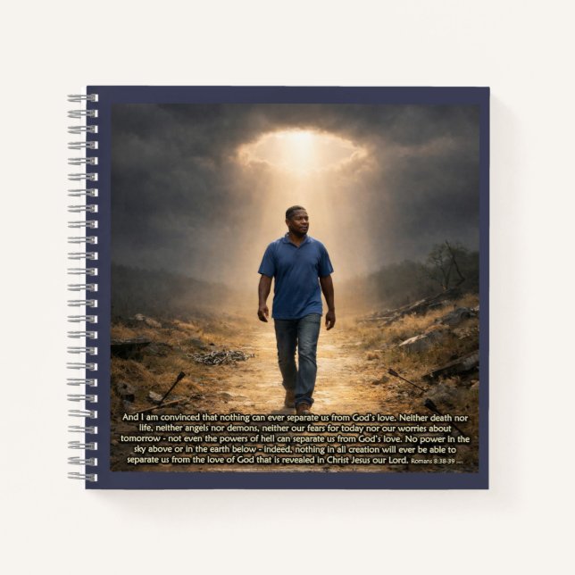 Cuaderno Nunca separado de Dios (Anverso)