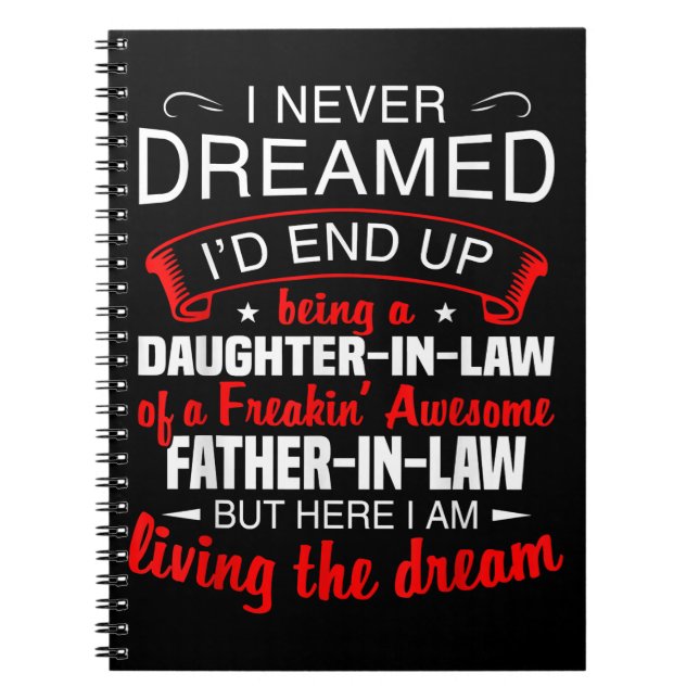 Cuaderno Nunca Soñé Que Terminaría Siendo Una Hija De Derec (Frente)