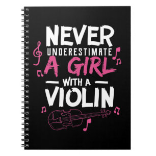 Cuaderno Nunca Subestimes A Los Músicos De Violin T Sh