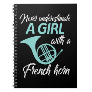 Cuaderno Nunca Subestimes A Un Chica Con Una Mujer Francesa