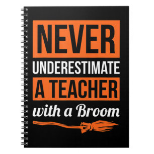 Cuaderno Nunca Subestimes A Un Profesor Con Un Regalo De Br