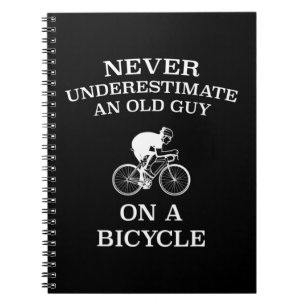 Cuaderno Nunca Subestimes A Un Viejo En Una Bicicleta Graci