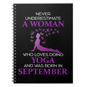 Cuaderno Nunca Subestimes A Una Mujer Nacida En Septiembre 