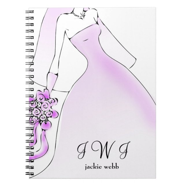 Cuaderno nupcial con monograma del diario (Frente)