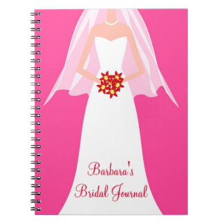 Cuaderno nupcial personalizado del diario