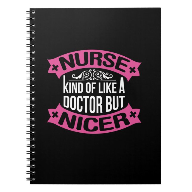 Cuaderno Nurse Gift | Enfermera Como Un Médica (Frente)