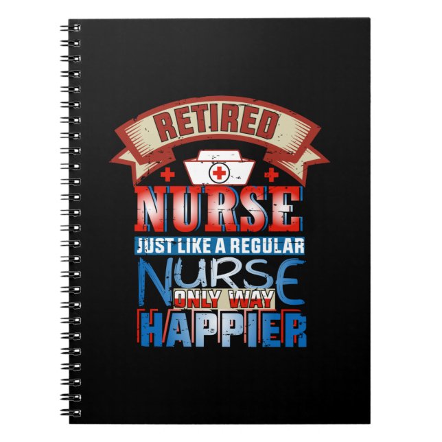 Cuaderno Nurse Gift | Enfermera jubilada igual que una enfe (Frente)