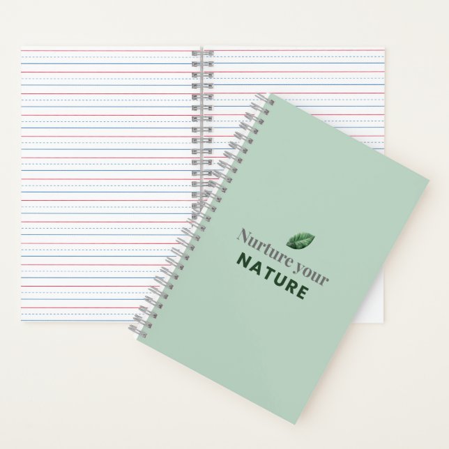 Cuaderno Nurture Your Nature Minimal Motivational Notebook (Interior)