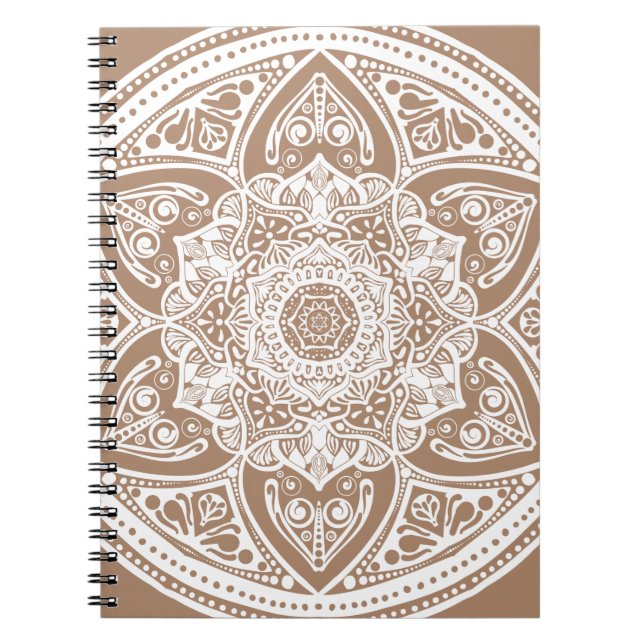 Cuaderno Nutmeg Mandala (Frente)