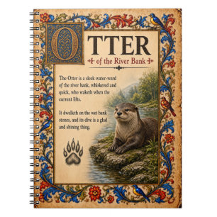 Cuaderno Nutria, Arte de Bestiario Medieval