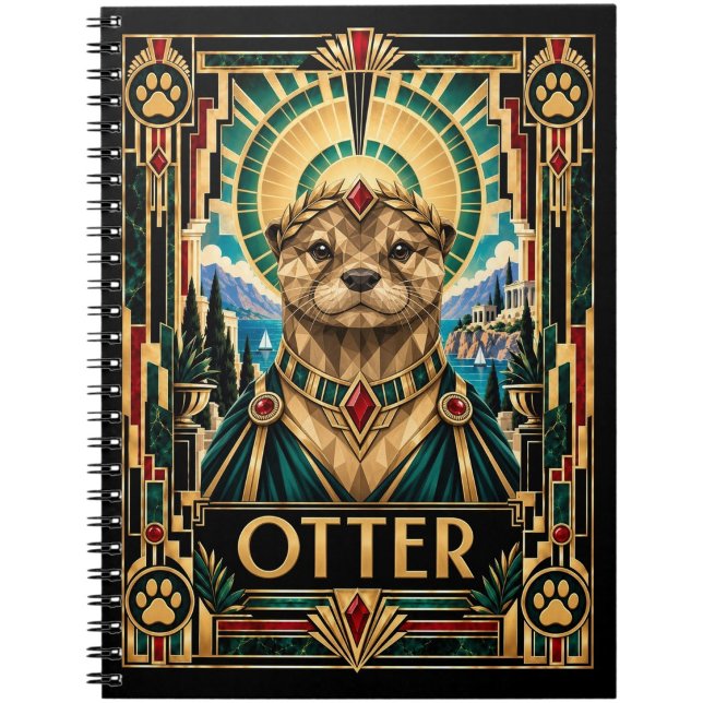 Cuaderno Nutria, Arte Deco Fauna (Subido por el creador)