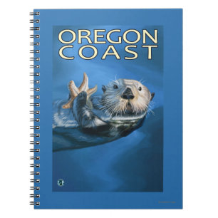 Cuaderno Nutria de mar de la costa de Oregon