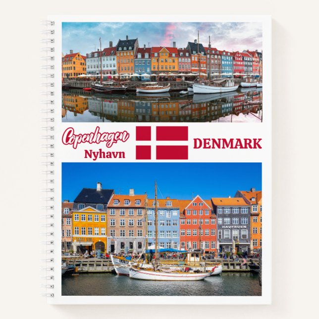 Cuaderno Nyhavn Copenhagen Dinamarca (Anverso)