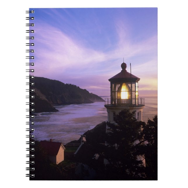 Cuaderno O, Costa de Oregón, Faro de Heceta Head, en (Frente)