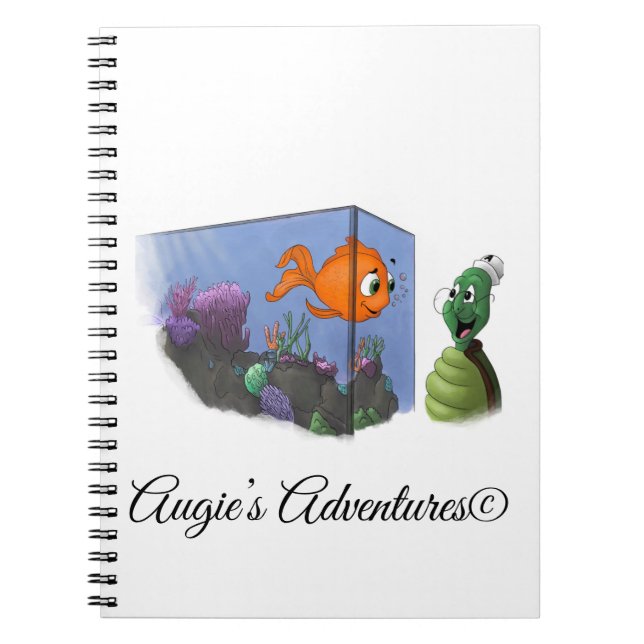 Cuaderno o diario en espiral infantil (Frente)