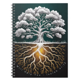 Cuaderno Oak Tree Strength Faith Journal - Rooted Design