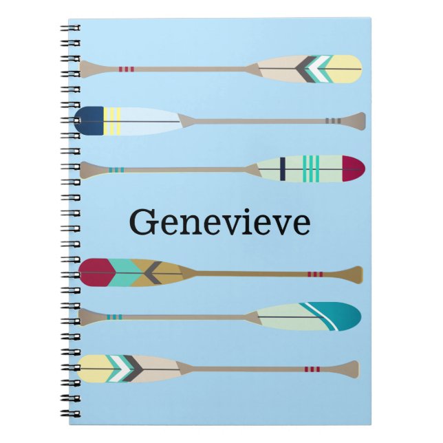 Cuaderno Oars de estilo vintage (Frente)