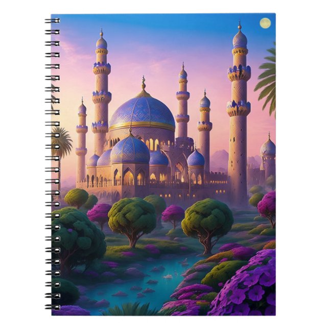 Cuaderno Oasis del Minaret Castle Spiral Notebook (Frente)