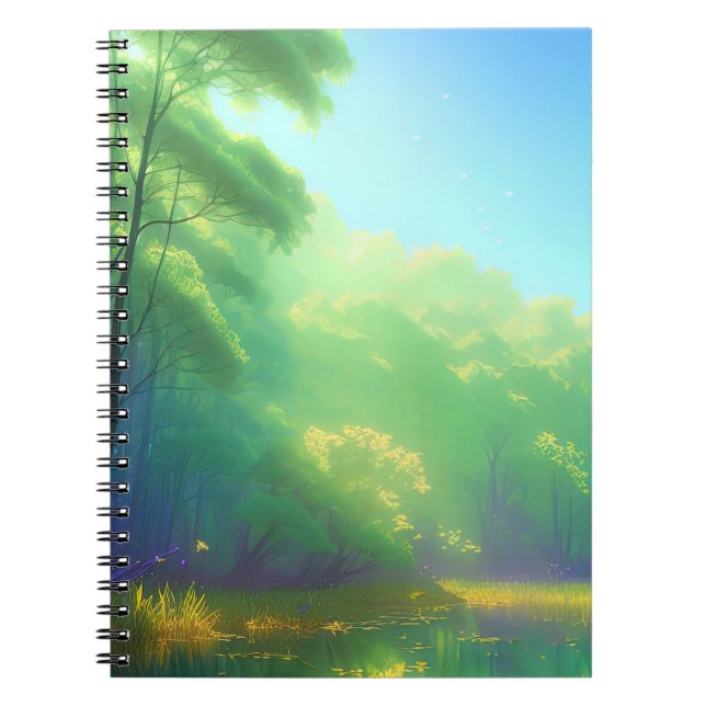 Cuaderno Oasis iluminado por el sol (Frente)