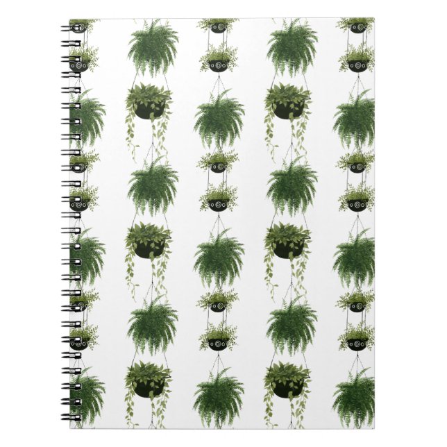 Cuaderno Oasis interior | Cestas colgantes (Frente)
