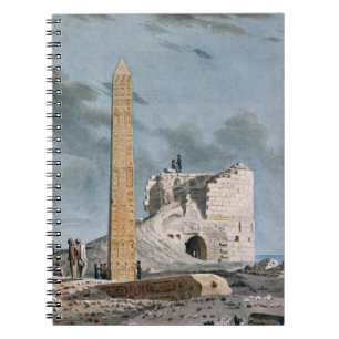 Cuaderno Obelisco de Cleopatra (w/c en el papel)