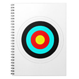 Cuaderno Objetivo del Arco de Bullseye