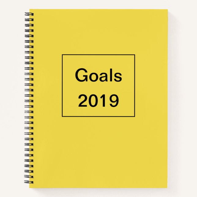 Cuaderno Objetivos 2019 - (Anverso)