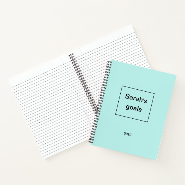 Cuaderno Objetivos personalizados 2019 - (Interior)