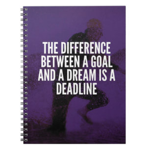 Cuaderno Objetivos, Sueños Y Plazo: Motivación De La Formac