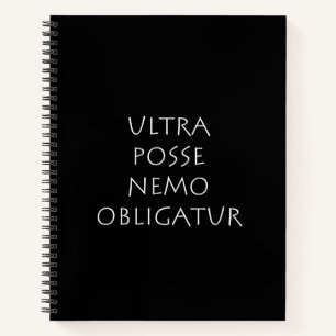 Cuaderno Obligatur nemo ultraposado