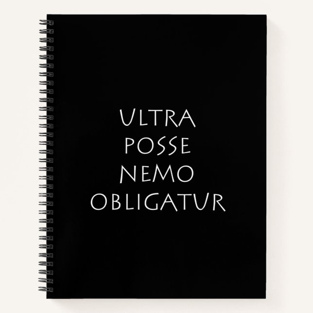 Cuaderno Obligatur nemo ultraposado (Anverso)