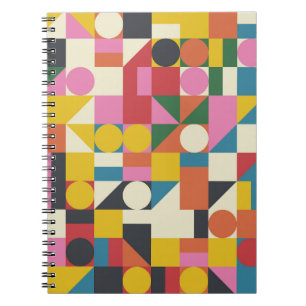 Cuaderno Obra artística de Bauhaus: composición geométrica