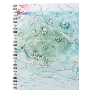 Cuaderno Obra de arte abstracta multicolor
