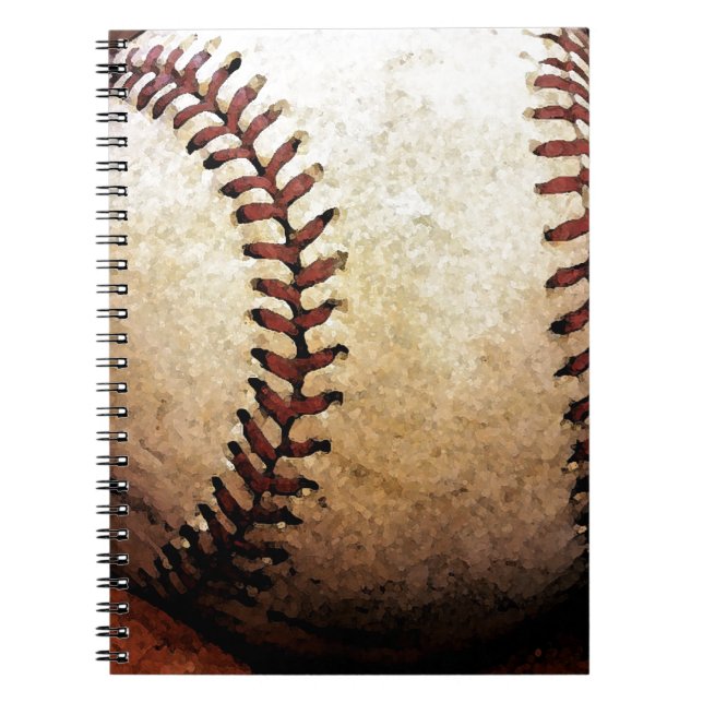 Cuaderno Obra de arte de béisbol (Frente)