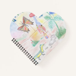 Cuaderno Obra de arte de niños personalizados, juguete de d