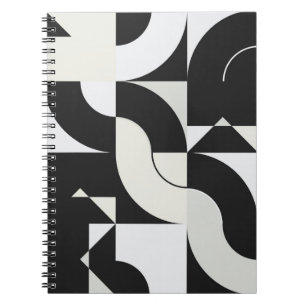 Cuaderno Obra de composición en Bauhaus hecha con ele abstr